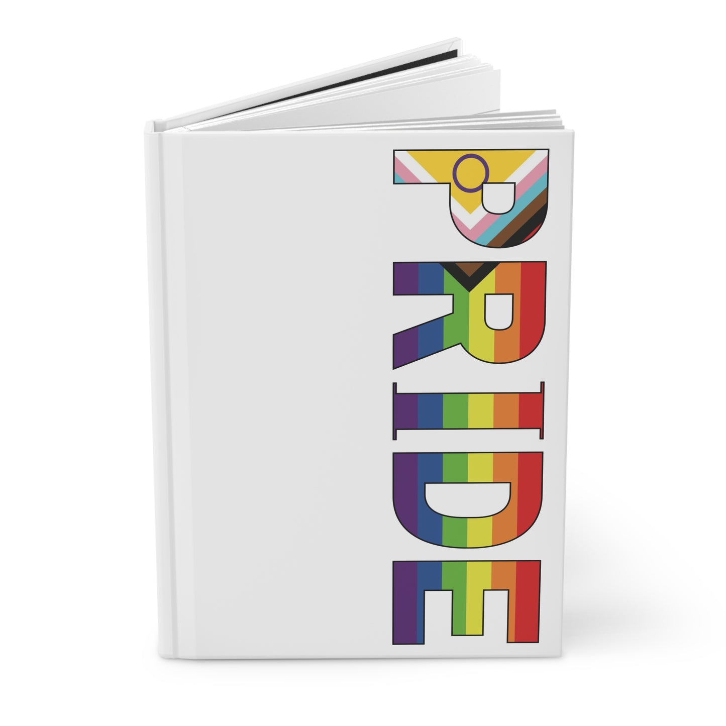 Inclusive Rainbow Pride Hardcover Journal Matte