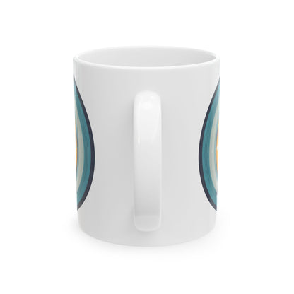 Circle of Meditation Ceramic Mug, (11oz, 15oz)