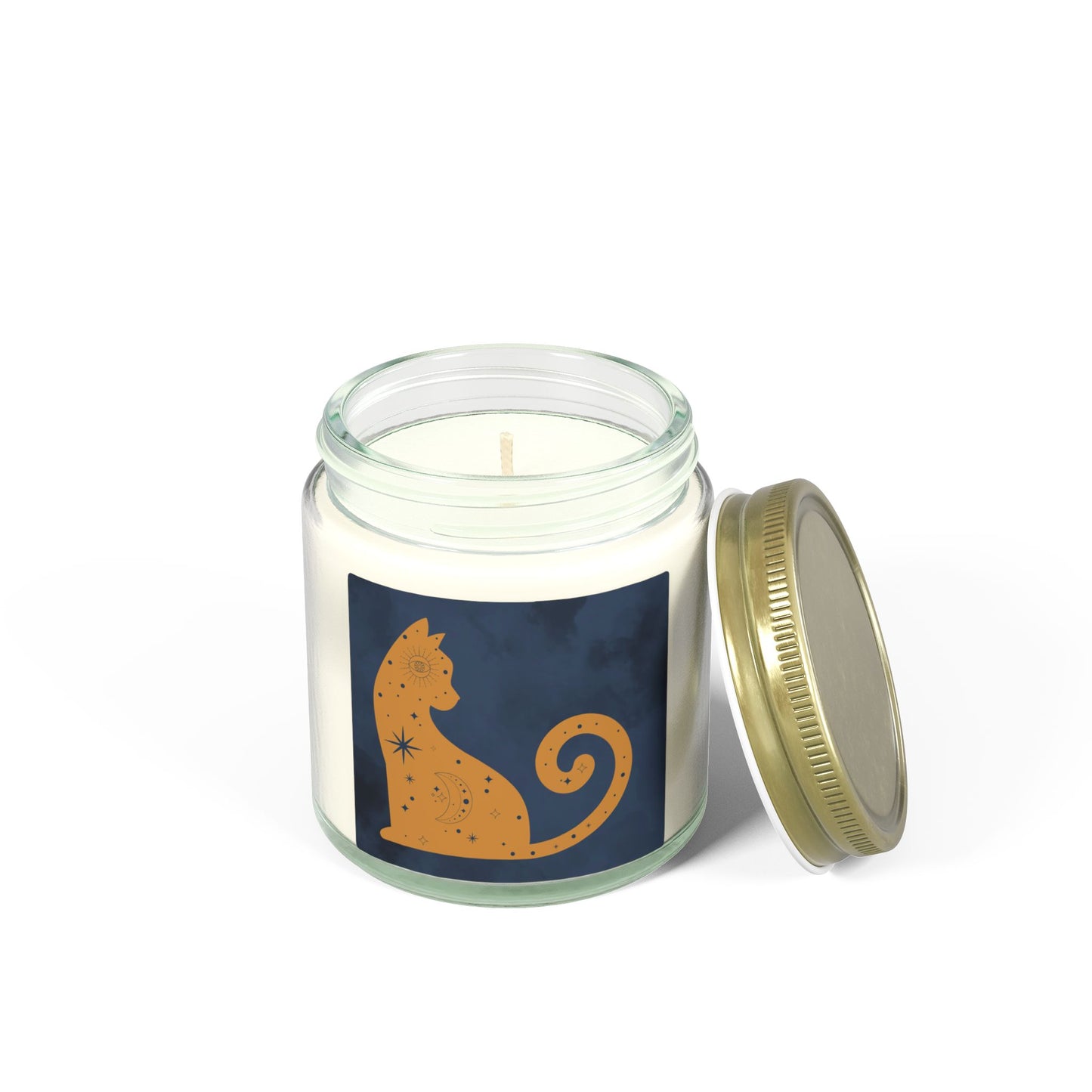 Cosmic Comforts Scented Candles, Coconut Apricot Wax (4oz, 9oz)