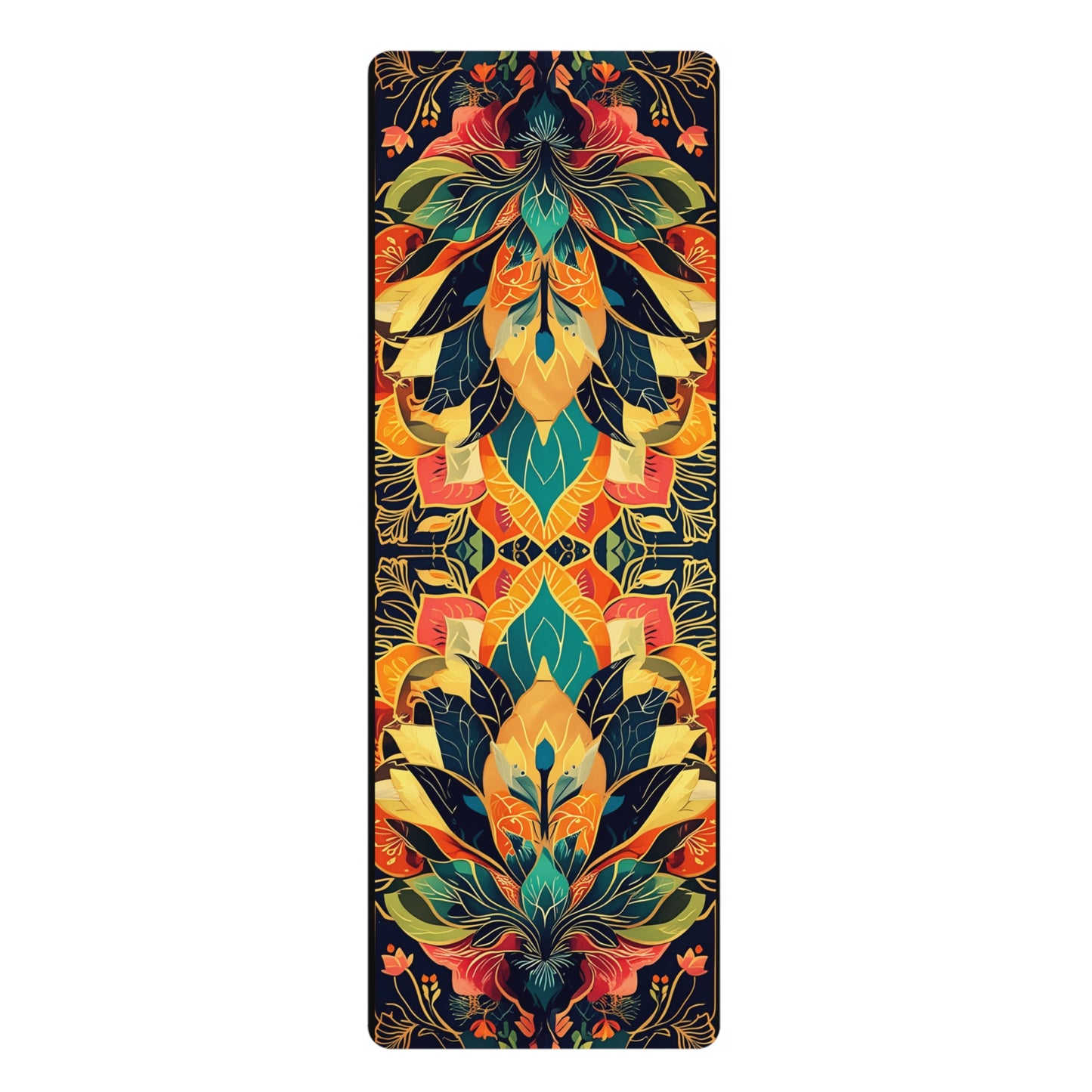 Lotus Blossom Expanding Rubber Yoga Mat