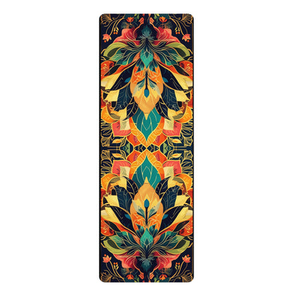 Lotus Blossom Expanding Rubber Yoga Mat