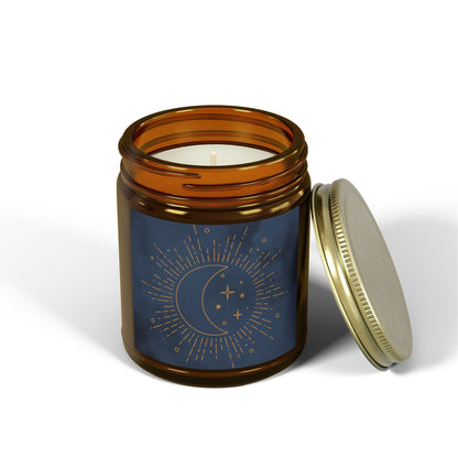Cosmic Comforts Scented Candles, Coconut Apricot Wax (4oz, 9oz)