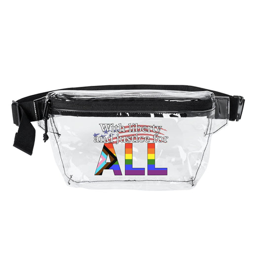 With Liberty and Justice for ALL Pride Fanny Pack
