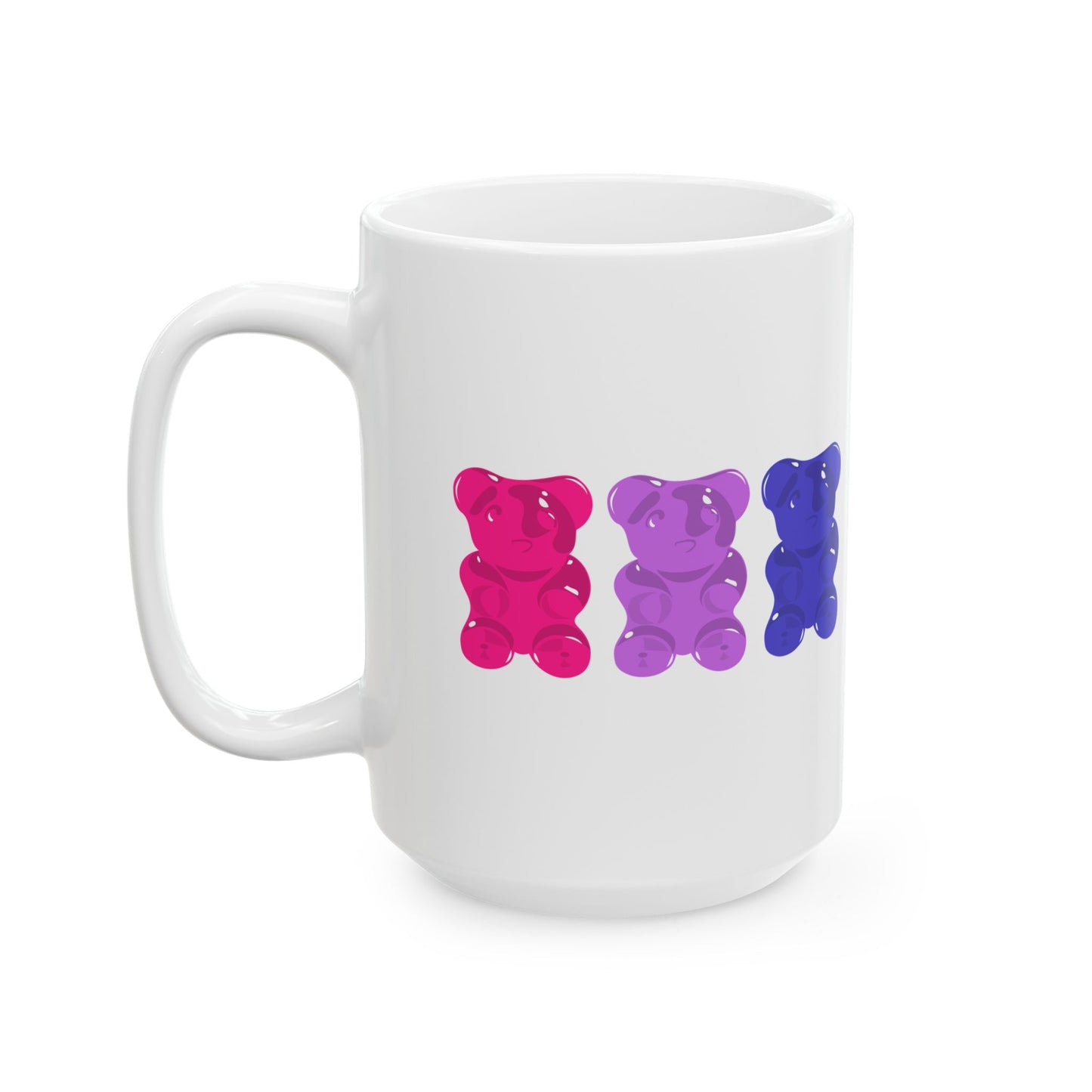Bisexual Pride Gummy Bears Coffee Mug (11oz/15oz)