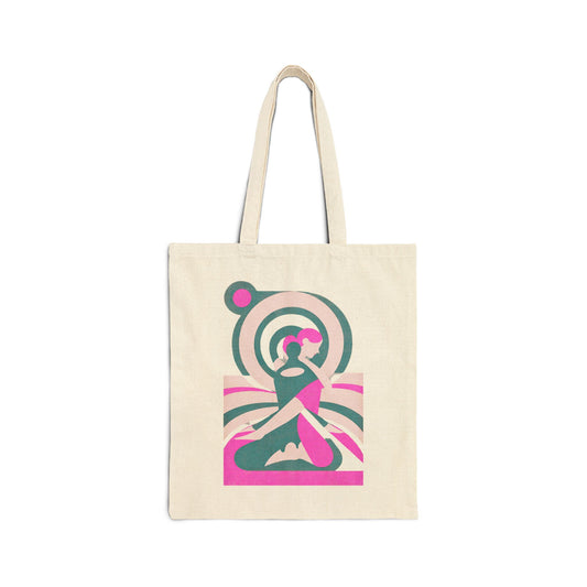 Yoga of the Self Cotton Canvas Tote Bag