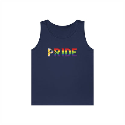 Inclusive Rainbow PRIDE Unisex Heavy Cotton Tank Top