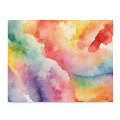 Rainbow Watercolor Puzzle (120, 252, 500-Piece)