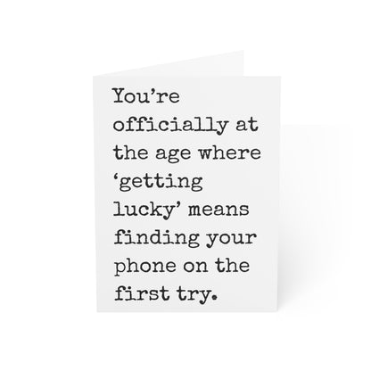 Getting Lucky Birthday Card