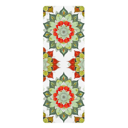 Floral Mandala Rubber Yoga Mat