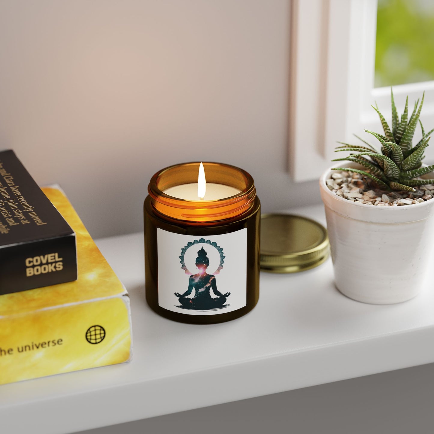 The Universe Within Scented Candles, Coconut Apricot Wax (4oz, 9oz)