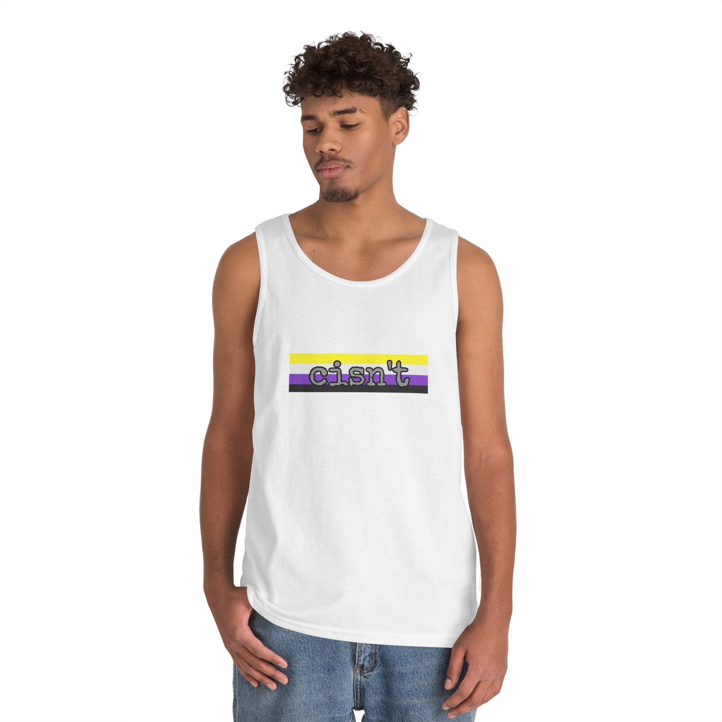 Cisn't Unisex Heavy Cotton Tank Top