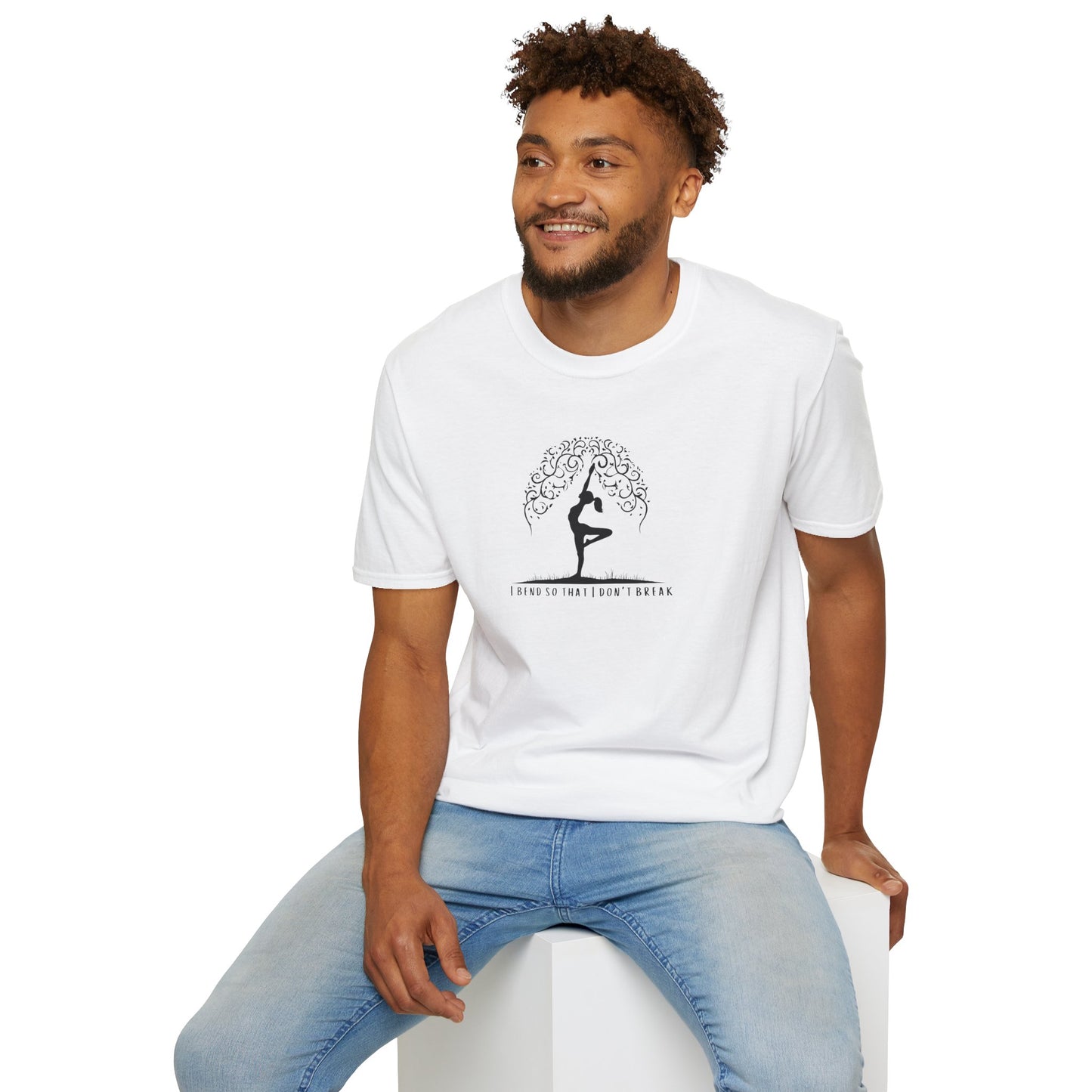 I Bend So That I Don't Break Unisex Softstyle T-Shirt