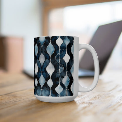 Watercolor Links Ceramic Mug, (11oz, 15oz)
