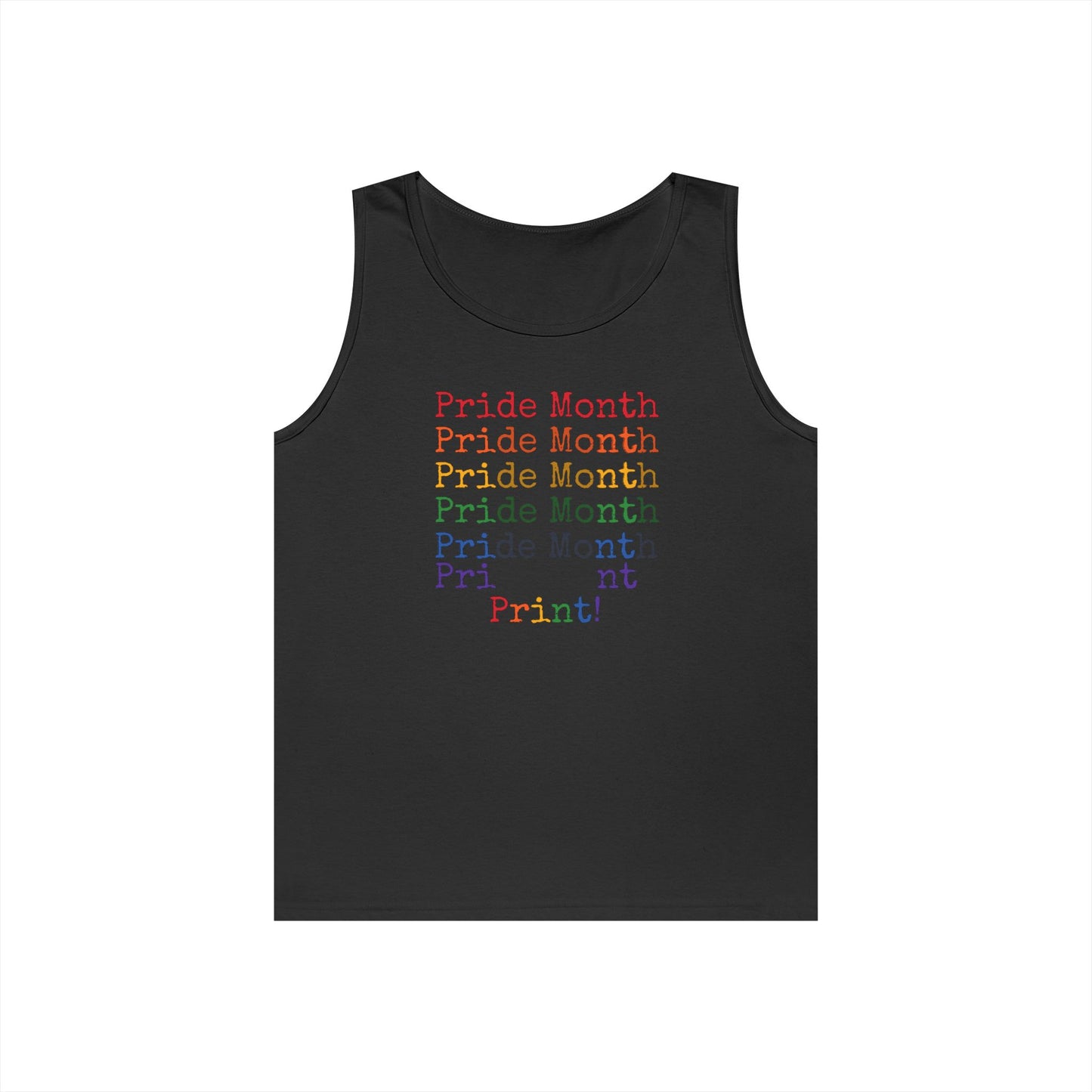 Pride Month PRINT Unisex Heavy Cotton Tank Top