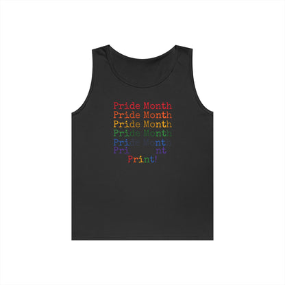 Pride Month PRINT Unisex Heavy Cotton Tank Top