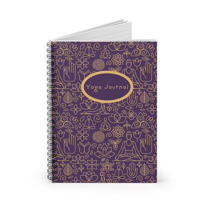 Yoga Journal Spiral Notebook - Ruled Line