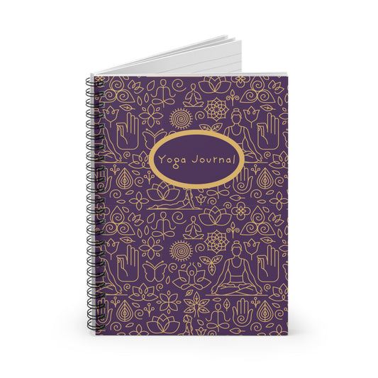 Yoga Journal Spiral Notebook - Ruled Line