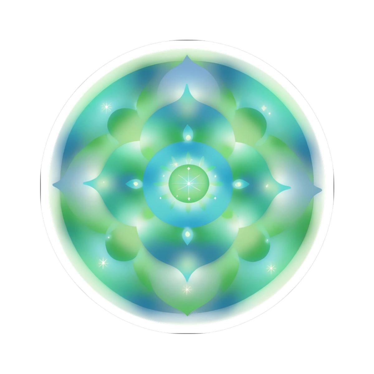 Dreamy Mandala Kiss-Cut Stickers