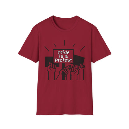 Pride Is A Protest Unisex Softstyle T-Shirt