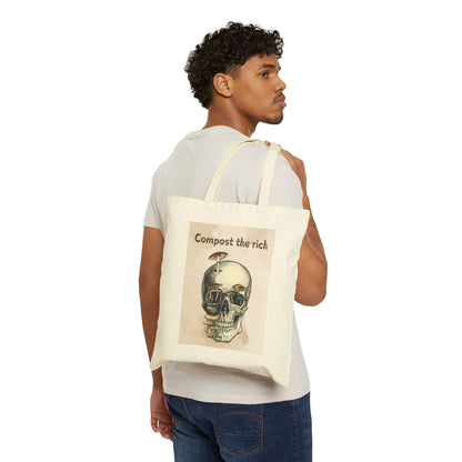 Compost the Rich Cotton Canvas Tote Bag