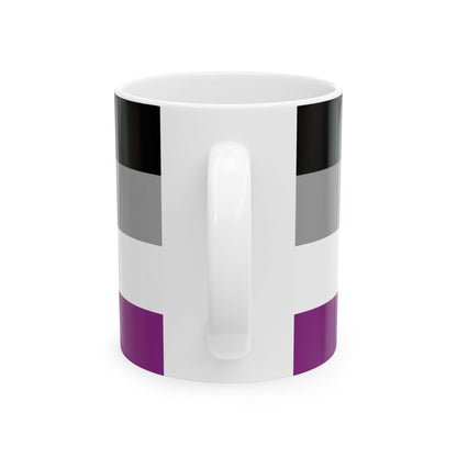 Asexual Pride Flag Coffee Mug (11oz/15oz)