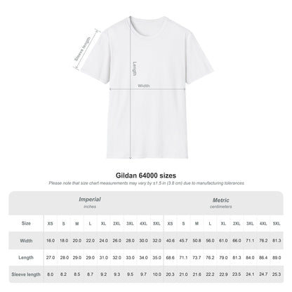 Fractal Rainbow Yoga Unisex Softstyle T-Shirt