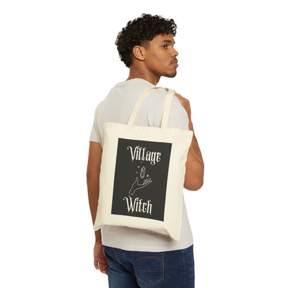 Village Witch Cotton Canvas Tote Bag