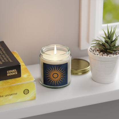 Cosmic Comforts Scented Candles, Coconut Apricot Wax (4oz, 9oz)