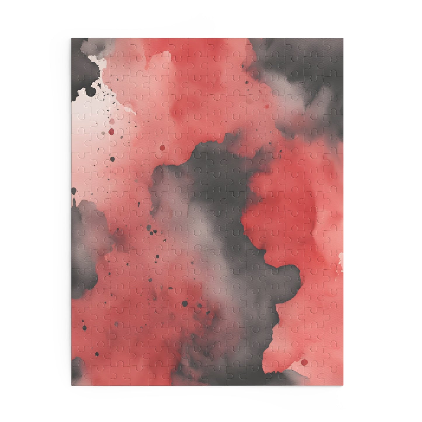 Black and Red Watercolor Puzzle (120, 252, 500-Piece)
