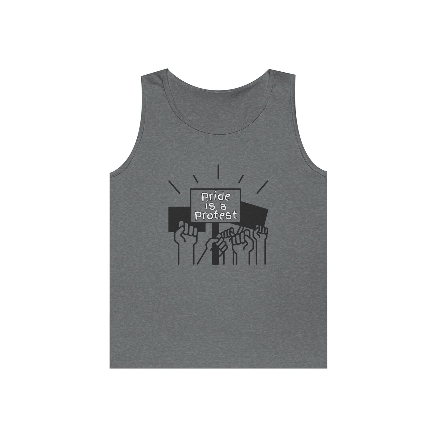 Pride Is A Protest Unisex Heavy Cotton Tank Top
