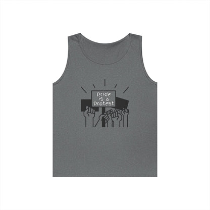 Pride Is A Protest Unisex Heavy Cotton Tank Top