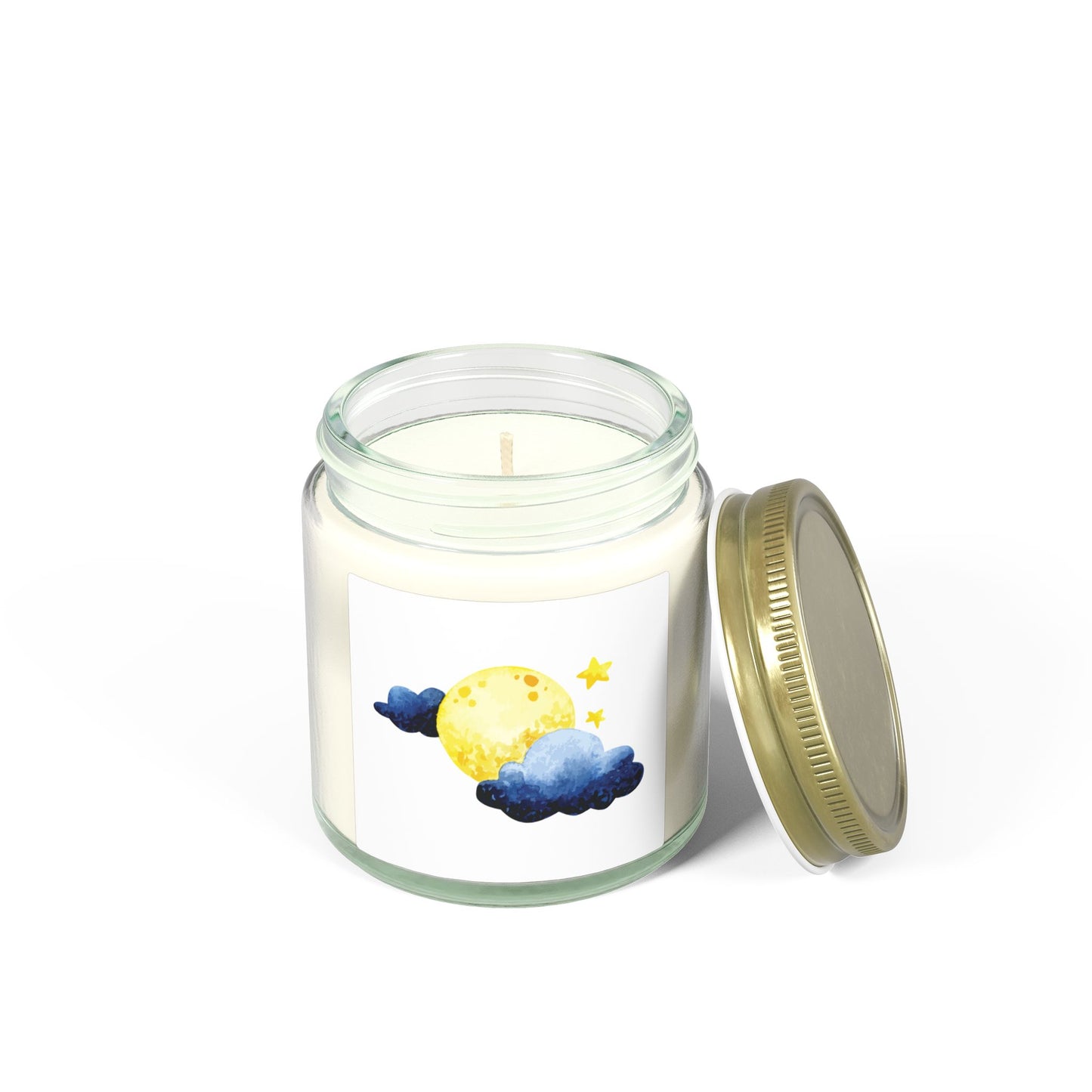 Cosmic Comforts Scented Candles, Coconut Apricot Wax (4oz, 9oz)
