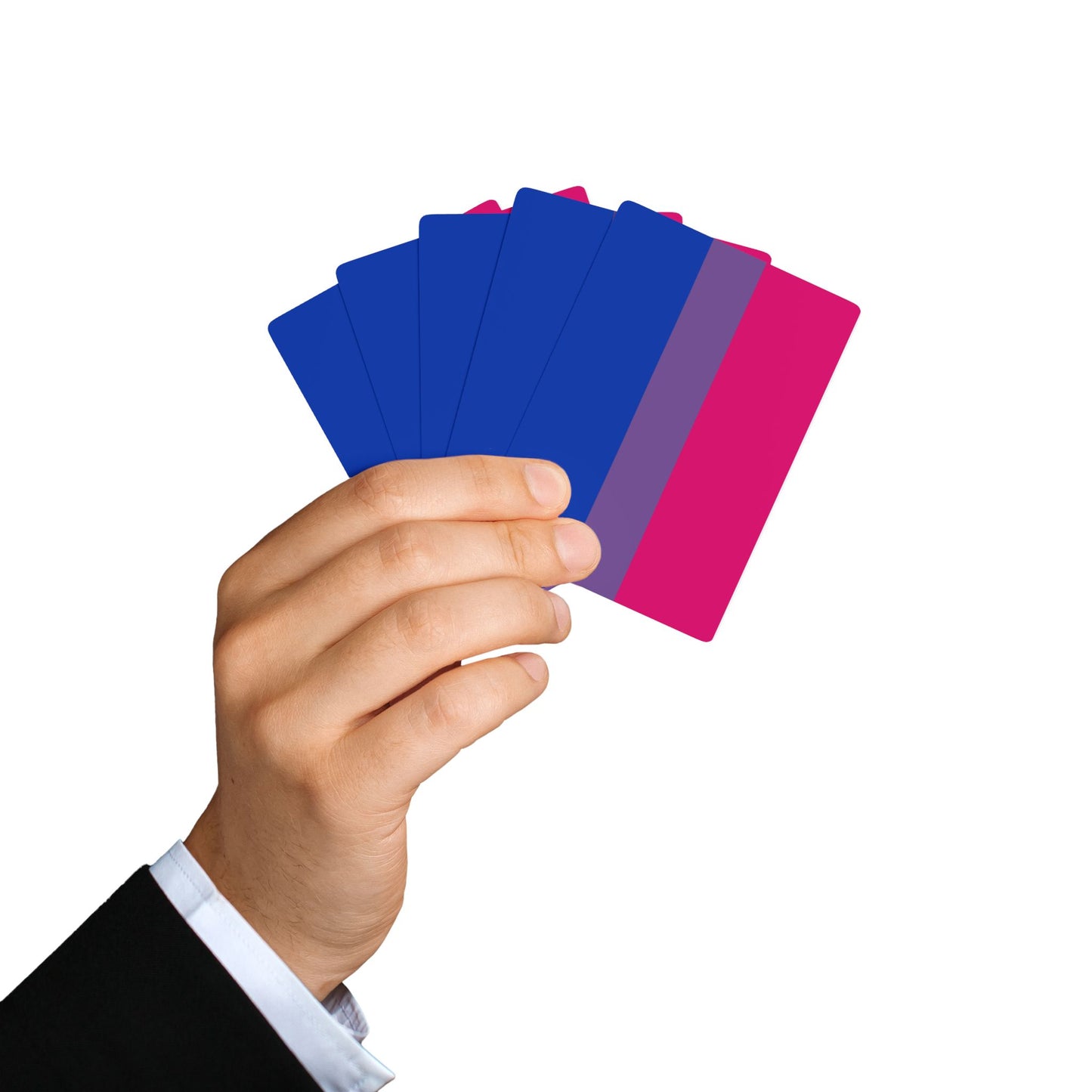 Bisexual Pride Flag Playing Cards