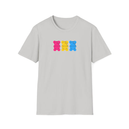 Pansexual Pride Gummy Bears Unisex Softstyle T-Shirt