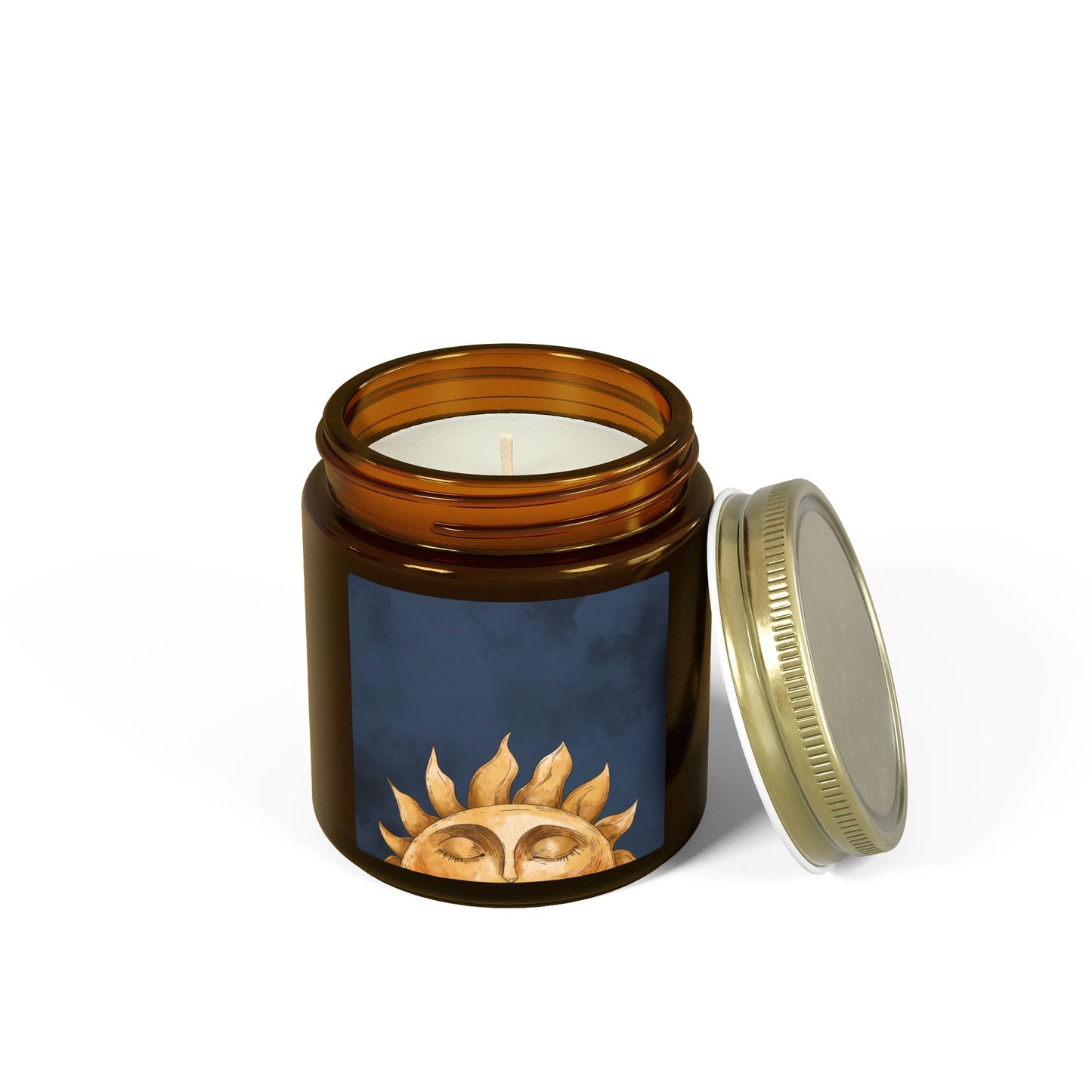 Cosmic Comforts Scented Candles, Coconut Apricot Wax (4oz, 9oz)