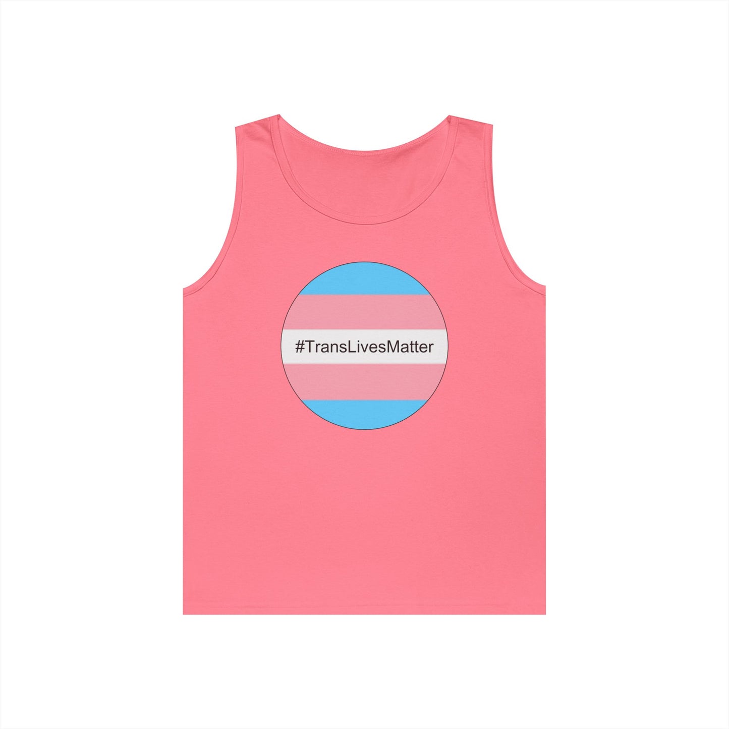 Trans Lives Matter Unisex Heavy Cotton Tank Top