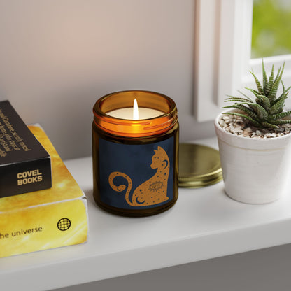 Cosmic Comforts Scented Candles, Coconut Apricot Wax (4oz, 9oz)