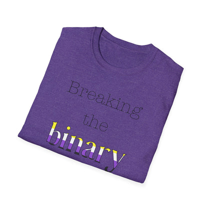 Breaking the Binary Pride Unisex Softstyle T-Shirt