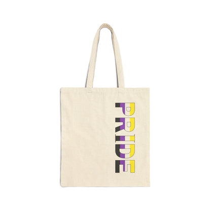 Nonbinary PRIDE Canvas Tote