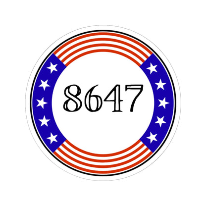 86 47 Kiss-Cut Stickers