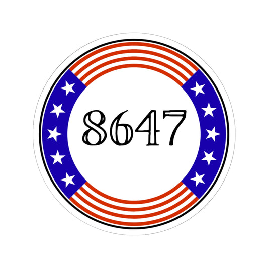 86 47 Kiss-Cut Stickers