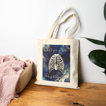 Don't Give Up On Your Daydreams Cotton Canvas Tote Bag