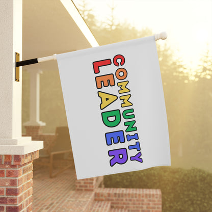 Community Leader Rainbow Garden Flag