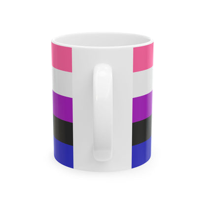 Genderfluid Pride Flag Coffee Mug (11oz/15oz)