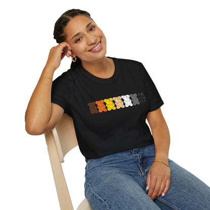 Bear Pride Gummy Bears Unisex Softstyle T-Shirt