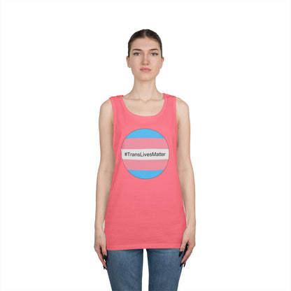 Trans Lives Matter Unisex Heavy Cotton Tank Top