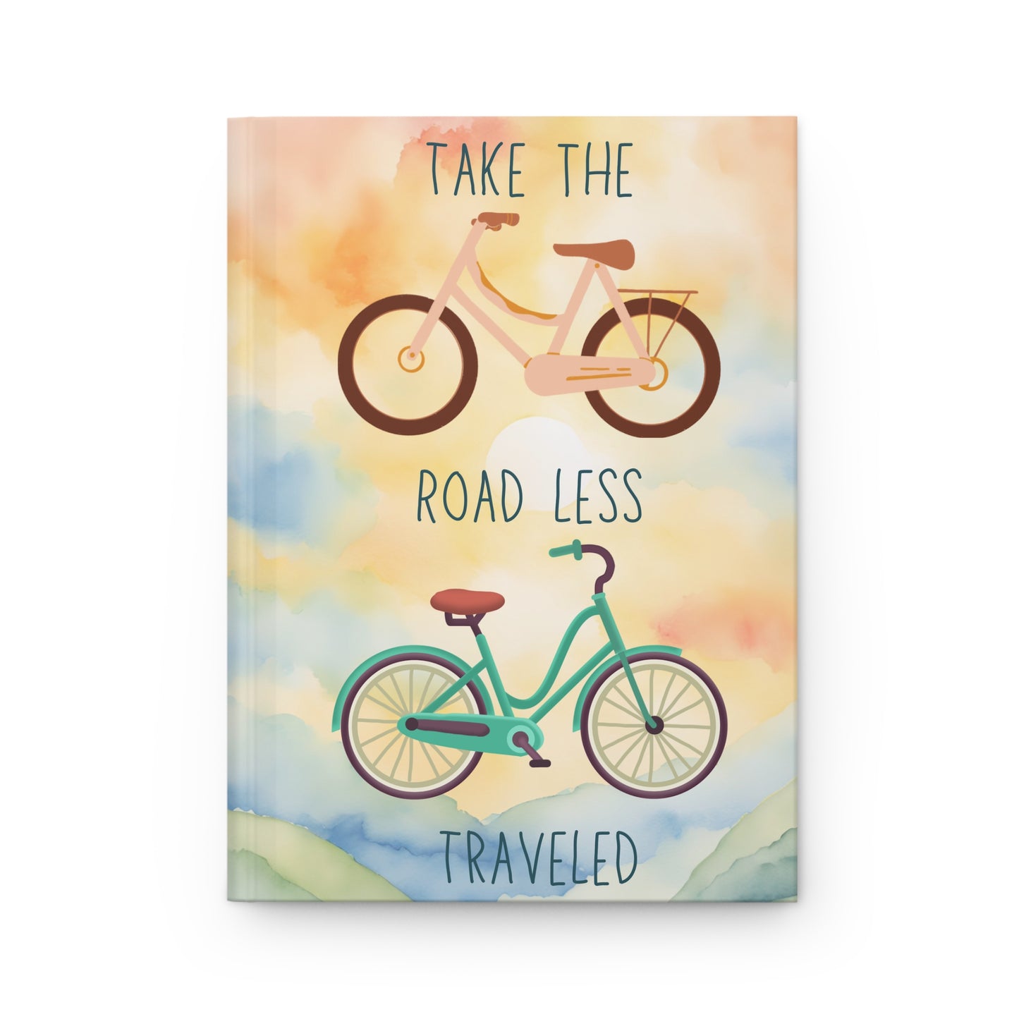 Take the Road Less Traveled Hardcover Journal Matte