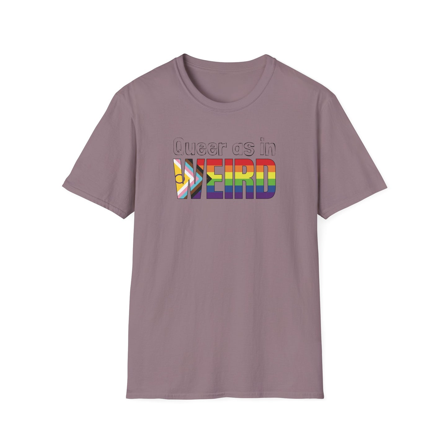 Queer As In Weird Unisex Softstyle T-Shirt