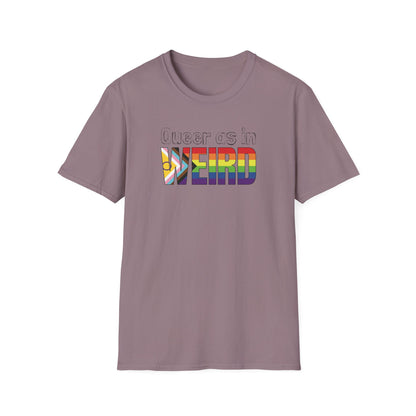 Queer As In Weird Unisex Softstyle T-Shirt