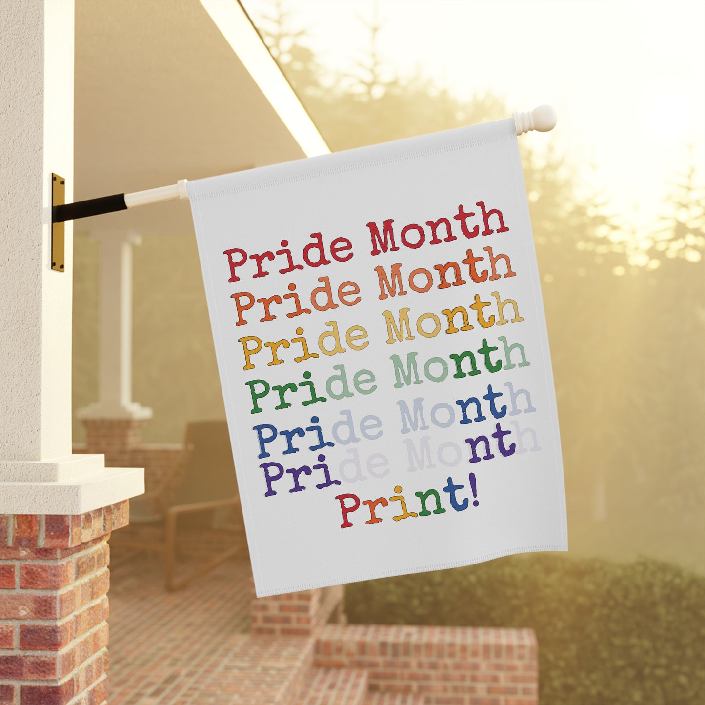 Pride Month PRINT Garden Flag